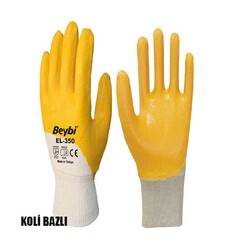 BEYBI-EL350-Nitril-Sari-Isci-Eldiveni-288-ADET BEYBİ EL350 Nitril Sarı İşçi Eldiveni 288 ADET