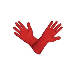 Betoncu-Eldiveni-Plastik-Uzun-Kirmizi-Vento Betoncu Eldiveni Plastik Uzun Kırmızı Vento