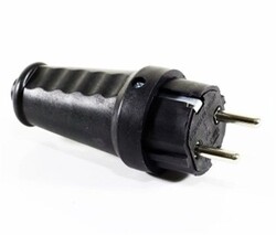 Gong-Monofaze-Toprakli-Erkek-Fis-1x16-Kaucuklu Gong Monofaze Topraklı Erkek Fiş ( 1x16 ) Kauçuklu