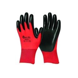 Isci-Eldiveni-Kirmizi-Latex-12-Kokusuz-9-Numara İşçi Eldiveni Kırmızı Latex 1/2 Kokusuz 9 Numara