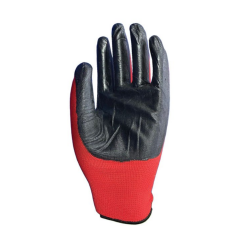 Isci-Eldiveni-Kirmizi-Siyah-Nitril-Kapli-Orme İşçi Eldiveni Kırmızı Siyah Nitril Kaplı Örme