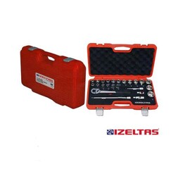 Izeltas-12-Alti-Kose-Lokma-Anahtar-Takimi-24-Parca İzeltaş 1/2 Altı Köşe Lokma Anahtar Takımı 24 Parça