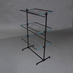 Kanat-3-Katli-Camasir-Kurutmalik-KT-662 Kanat 3 Katlı Çamaşır Kurutmalık KT-662