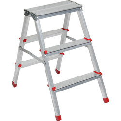 Merdiven-Kanat-Cift-Tarafli-Aluminyum-33-Basamakli Merdiven Kanat Çift Taraflı Alüminyum 3+3 Basamaklı