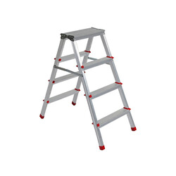 Merdiven-Kanat-Cift-Tarafli-Aluminyum-44-Basamakli Merdiven Kanat Çift Taraflı Alüminyum 4+4 Basamaklı