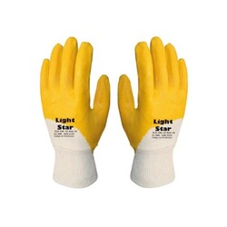Sari-Latex-Is-Eldiveni-Light-Star-12-Adet Sarı Latex İş Eldiveni Light Star 12 Adet