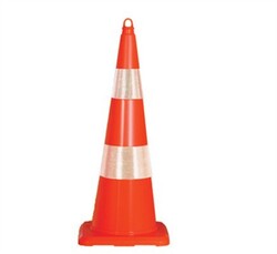 Vento-Esnek-Kirilmaz-Trafik-Konisi-Cift-Reflektorlu-50-cm Vento Esnek Kırılmaz Trafik Konisi Çift Reflektörlü 50 cm